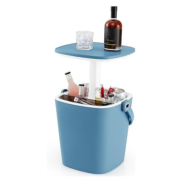 KOMFOTTEU Gartentisch 3 in 1 Cocktailtisch, günstig online kaufen