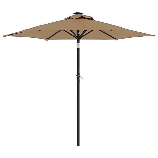 vidaXL Sonnenschirm Sonnenschirm mit Stahlmast Taupe günstig online kaufen