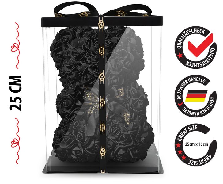 Kunstblume Rosenbär mit Geschenkbox Farben mit günstig online kaufen