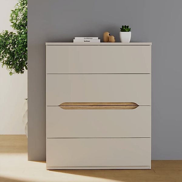 FORTE Hochkommode, B/H/T 95,1/114,7/41,5 cm Hochkommode ohne Griffe günstig online kaufen