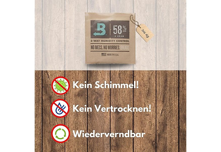 TronicXL Luftentfeuchter-Nachfüllpack 8 x Größe 4 I 58% Boveda Cannabis Gro günstig online kaufen