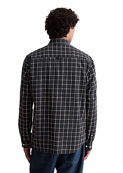 Marc OPolo DENIM Langarmhemd, Businesshemd, Kentkragen, garngefärbtes Karom günstig online kaufen