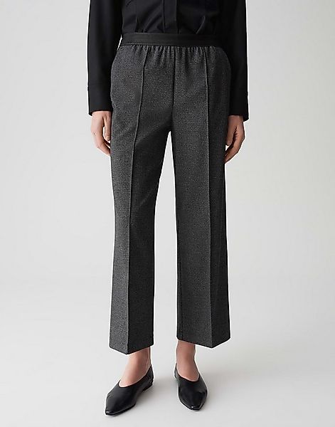 OPUS PANTS Culotte MERRI FUNK aus nachhaltigem Viskosemix Cropped, Pepita, günstig online kaufen
