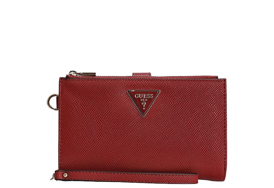 Guess Geldbörse Laurel II SLG Double Zip Organizer - Geldbörse (garnet) günstig online kaufen