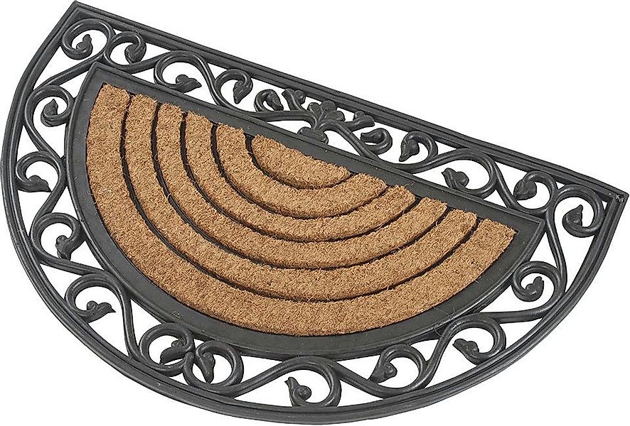 Kai Wiechmann Fußmatte Premium Fußabtreter halbrund 76 x 46 cm als Tür Schm günstig online kaufen