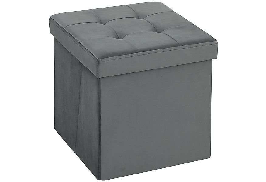 HOMCOM Sitzhocker mit Stauraum Klappbar Hocker mit Deckel (Fußhocker, 1 St. günstig online kaufen