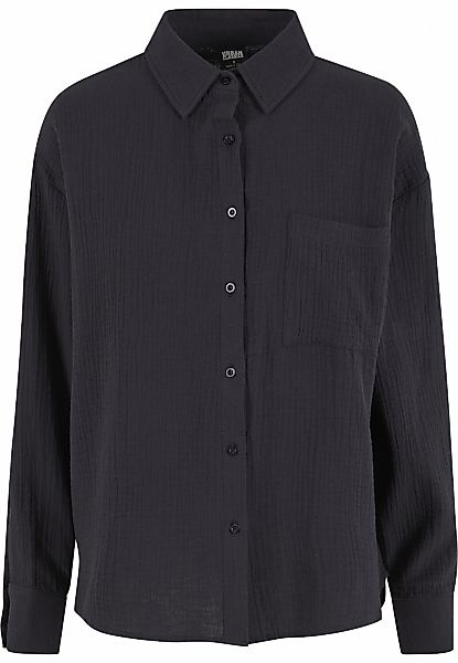 URBAN CLASSICS Klassische Bluse "Urban Classics Ladies Oversized Musselin B günstig online kaufen