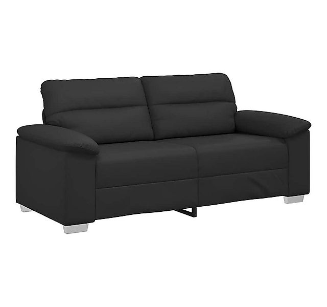 vidaXL Sofa 2-Sitzer-Sofa Schwarz 140 cm Kunstleder günstig online kaufen
