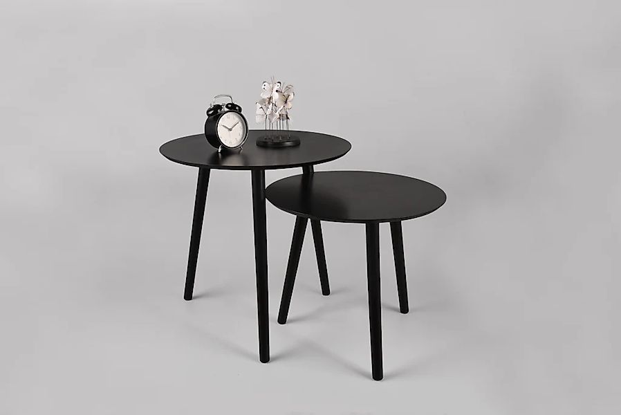 MIRRORS AND MORE Beistelltisch "Vilana" Set, 2 Stk. tlg. schlichte Farbgebu günstig online kaufen