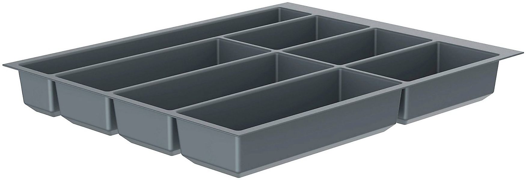 Schütte Besteckeinsatz Move, 392 x 473,5 mm, für Korpusbreite 50 cm, Silber günstig online kaufen