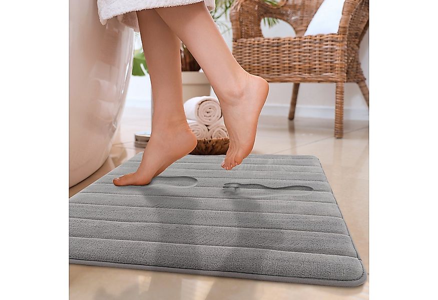 Paco Home Badematte Corby 252, Memory-Schaum Effekt, Höhe 13 mm, rutschhemm günstig online kaufen