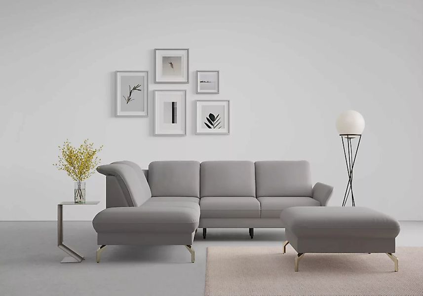 sit&more Ecksofa "Fashion L-Form", wahlweise mit Kopfteilverstellung, Vorzi günstig online kaufen