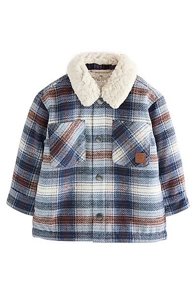 Next Hemdjacke Karierte Hemdjacke mit Teddyfellfutter günstig online kaufen