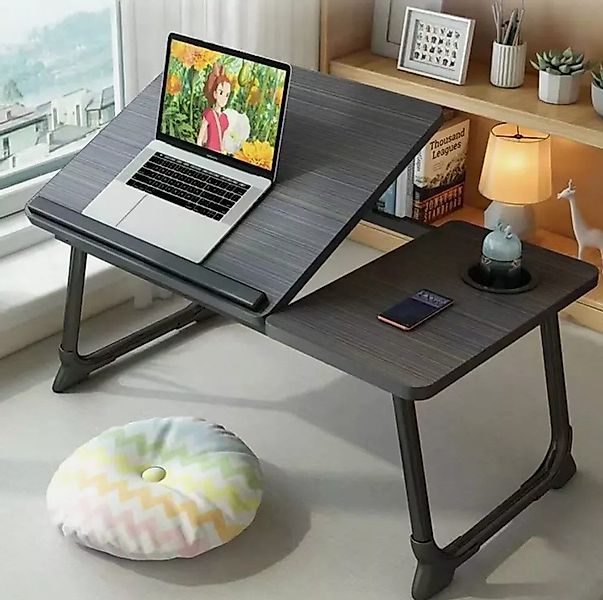 Holz Lichter Laptoptisch Laptoptisch Notebooktisch Betttisch günstig online kaufen