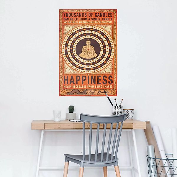 Reinders Poster "Buddha Happiness", (1 St.) günstig online kaufen