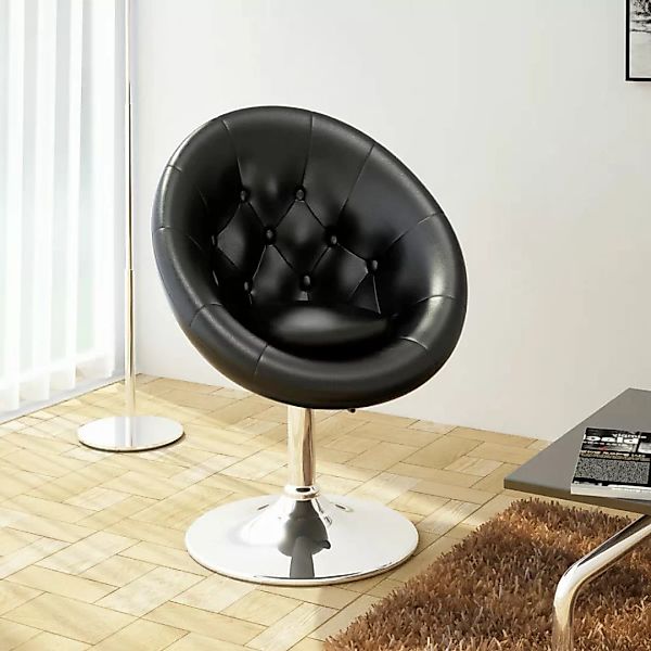 vidaXL Barhocker Cocktailsessel Schwarz Kunstleder (1 günstig online kaufen