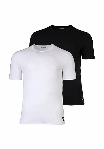 Emporio Armani T-Shirt "T-Shirt ESSENTIAL LOGOLABEL 2er Pack" günstig online kaufen