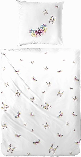 Primera Bettwäsche "Butterfly" 2 Stk. mit Schmetterlingen günstig online kaufen