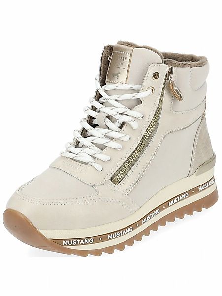 Mustang Shoes Schnürstiefelette "Mustang Shoes Stiefelette Lederimitat" günstig online kaufen