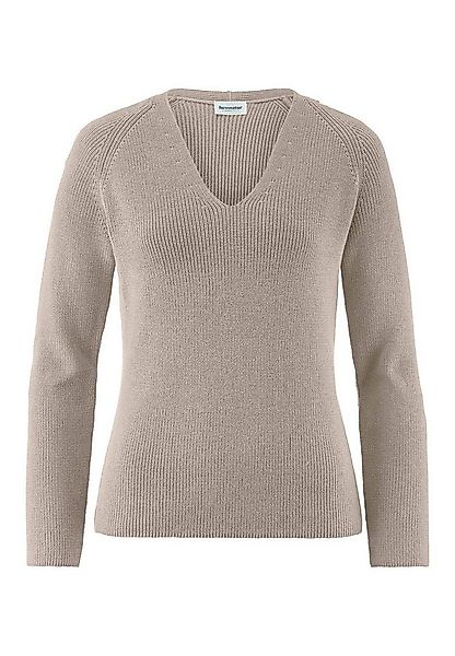 Hessnatur Strickpullover aus reiner Bio-Baumwolle (1-tlg) günstig online kaufen
