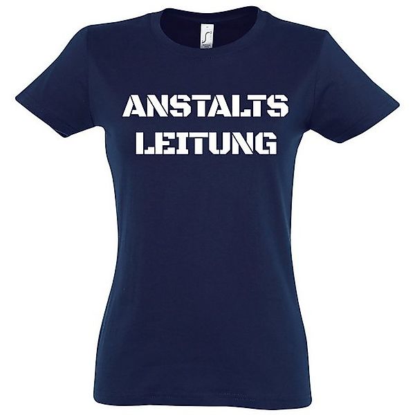 Youth Designz T-Shirt ANSTALTSLEITUNG Damen Shirt mit lustigem Frontprint günstig online kaufen