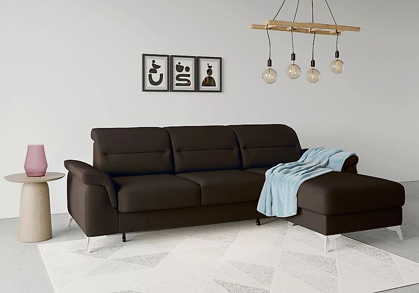 sit&more Ecksofa Sinatra L-Form, mit Recamiere, optinal mit Kopfteilverstel günstig online kaufen