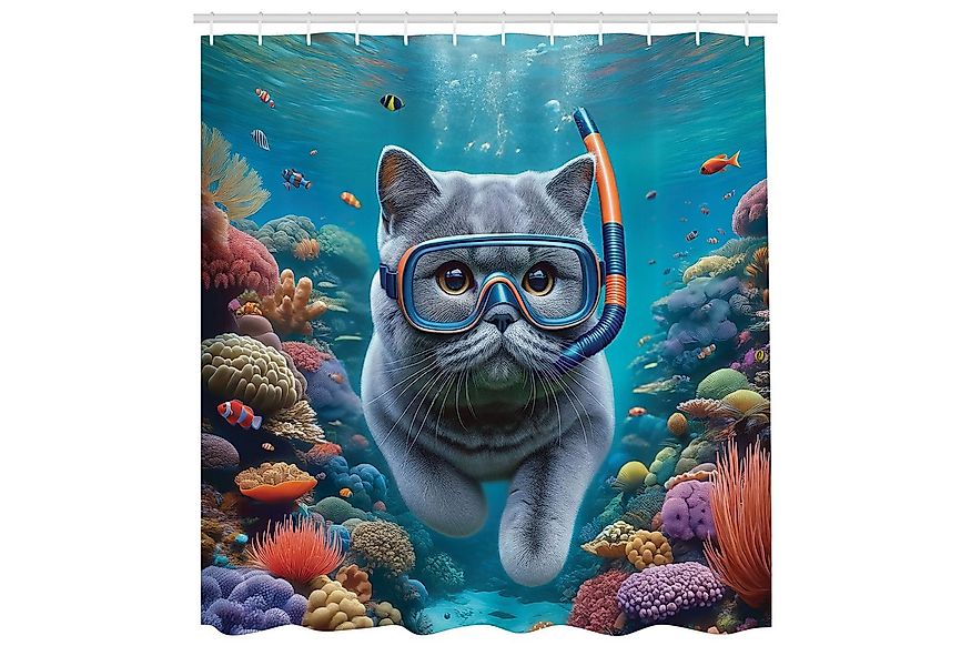 Abakuhaus Duschvorhang Moderner Digitaldruck mit 12 Haken auf Stoff Wasser günstig online kaufen