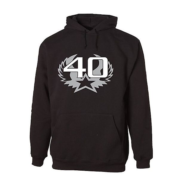 G-graphics Hoodie 40 – Stern mit Flügeln zum 40ten Geburtstag mit trendigem günstig online kaufen