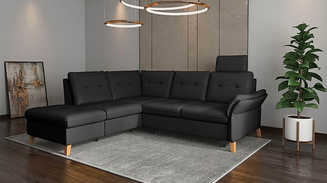 sit&more Ecksofa »Göteborg«, inkl. Sitztiefenverstellung, wahlweise mit Bet günstig online kaufen