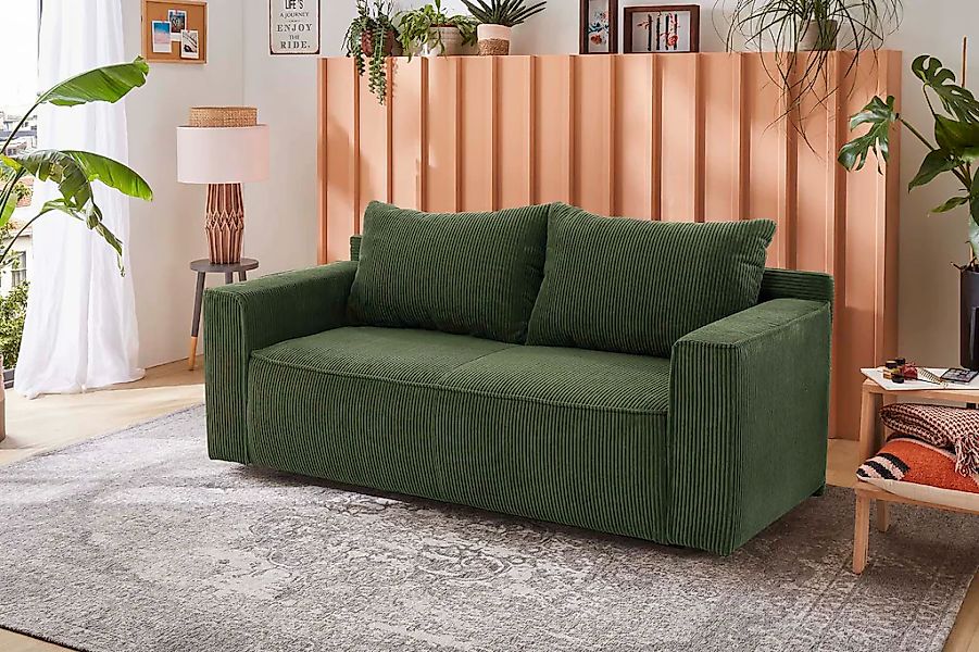 Jockenhöfer Gruppe Schlafsofa "Ron, B: 185 cm, Liegefl. 82x200 cm" mit Bett günstig online kaufen