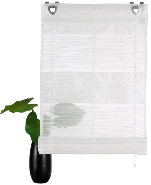 HOME WOHNIDEEN Raffrollo "Sarnia" mit Hakenaufhängung ohne Bohren günstig online kaufen