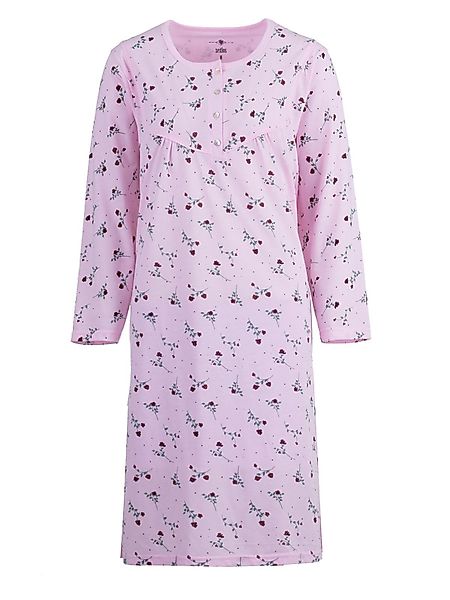 zeitlos Nachthemd Nachthemd Langarm - Rose günstig online kaufen