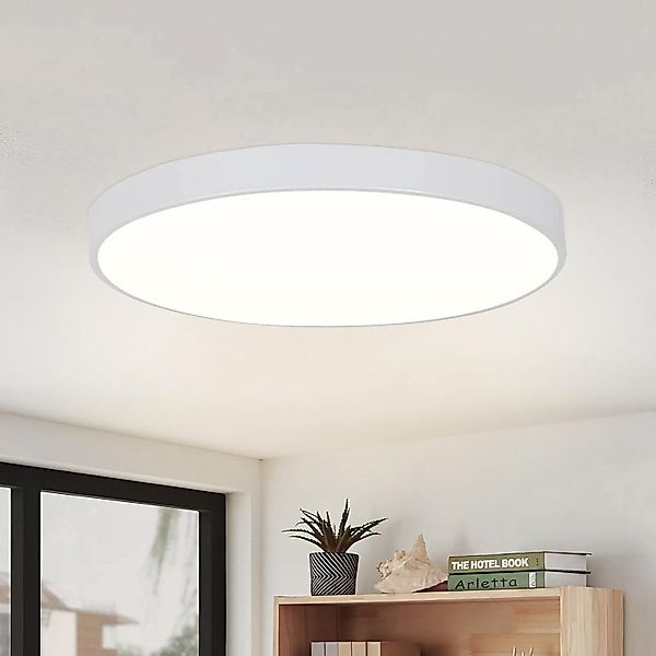 ZMH LED Deckenleuchte Wohnzimmer Rund Schwarz/Weiß günstig online kaufen