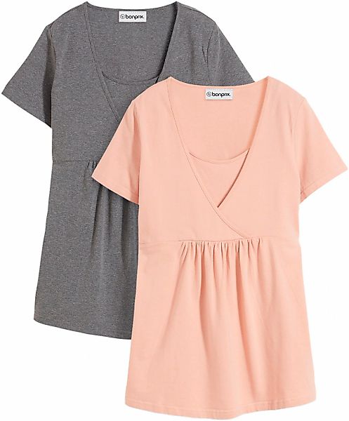 bonprix Stillshirt "2-in-1 Umstands- und Stillshirts (2er Pack?)" Packung, günstig online kaufen