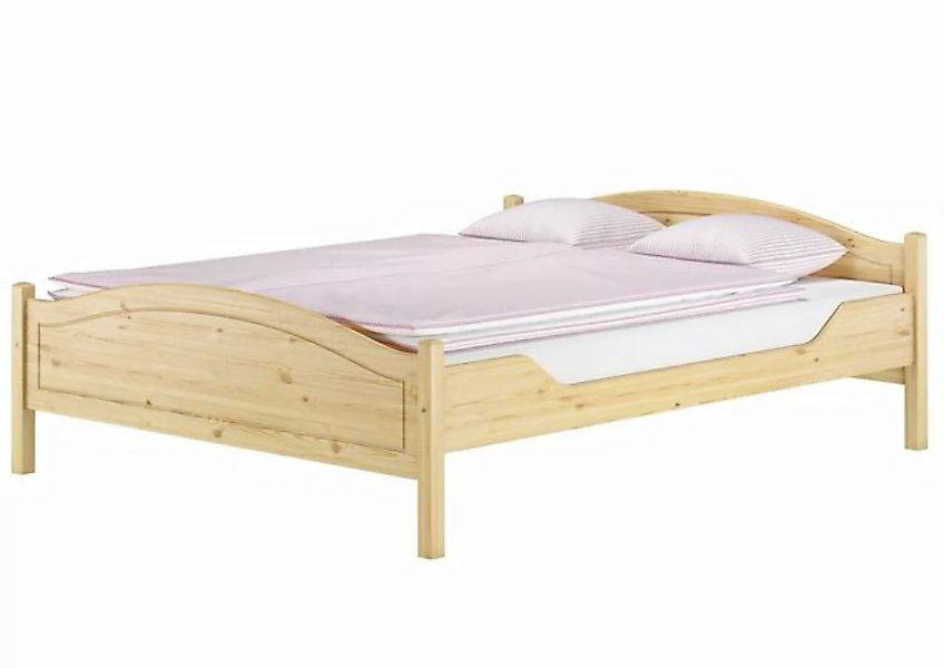 ERST-HOLZ Bett Klassisches Doppelbett in Überlänge 160x220 Kiefer Zubehör w günstig online kaufen