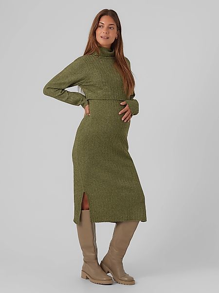 Mamalicious Midikleid "MLSUNIVA JUNE LS KNIT MIDI DRESS 2F NOOS", Sommerkle günstig online kaufen