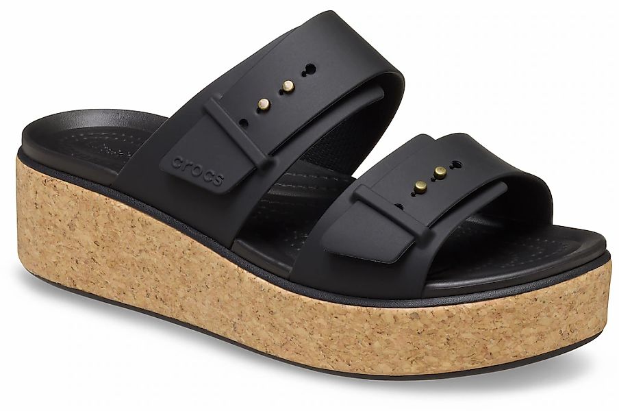 Crocs Keilpantolette "Brooklyn Cork Buckle", Keilsandale, Plateausandale mi günstig online kaufen