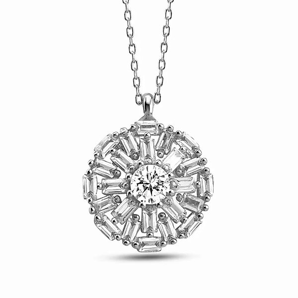 dKeniz Kettenanhänger "Halskette Kreis 925/- Sterling Silber" günstig online kaufen