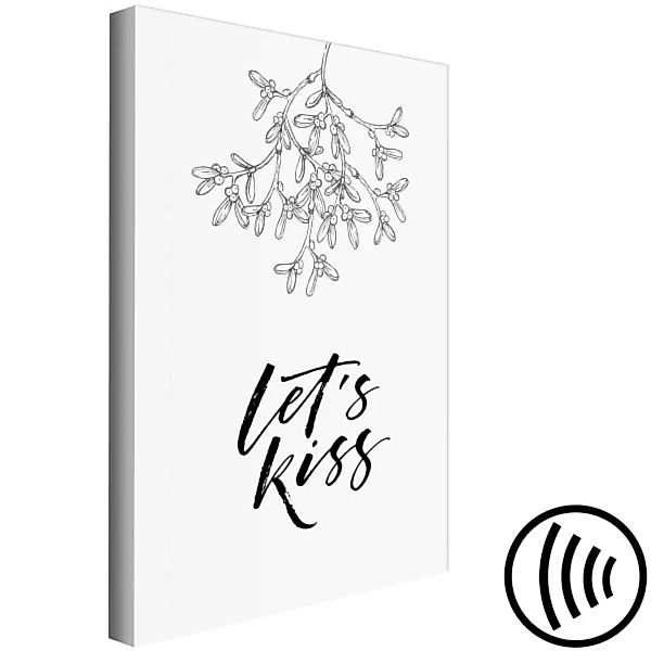 Wandbild Let's Kiss (1 Part) Vertical XXL günstig online kaufen