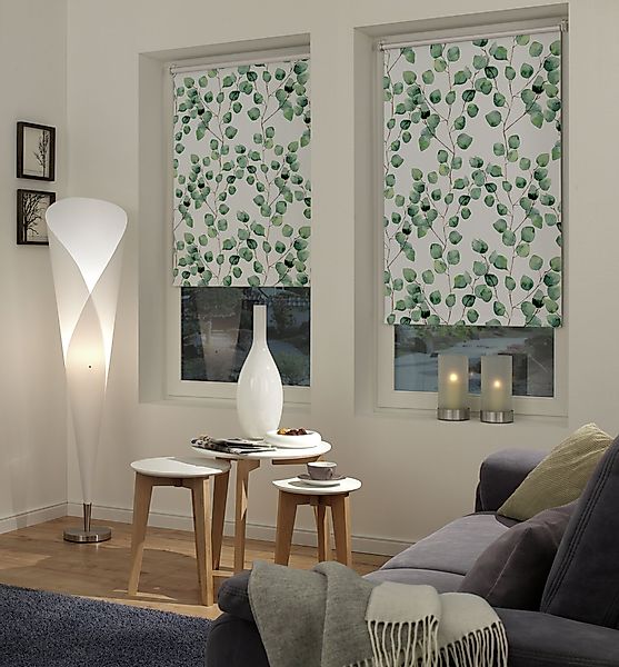 Seitenzugrollo Digiprint Blackout Isabella, GARDINIA, abdunkelnd, günstig online kaufen