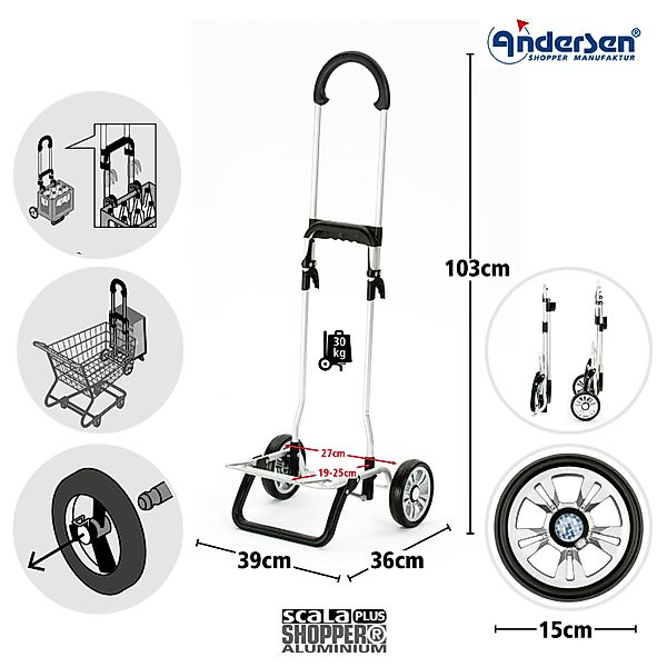 Andersen Einkaufstrolley Scala Shopper Plus Nelon günstig online kaufen