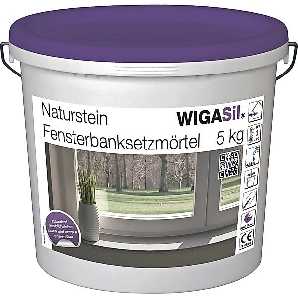 Wigasil Fensterbanksetzmörtel im 5 kg Eimer günstig online kaufen