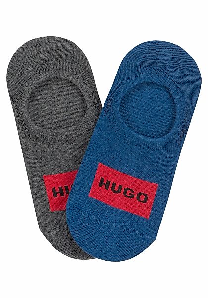 HUGO Sneakersocken "2P LOWCUT LABEL COL", (Packung, 2 Paar) günstig online kaufen