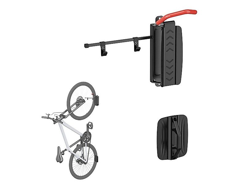 ARLI Fahrradwandhalterung Wandhalterung mit Aufbewahrungshaken Wandhalter f günstig online kaufen