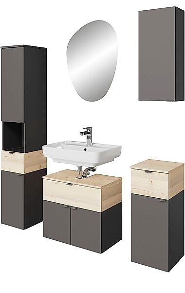 Saphir Badmöbel-Set »Quickset 394«, (Komplett-Set, 5 St.) günstig online kaufen