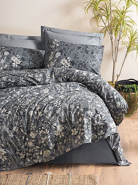 L'Essentiel Maison Bettwäsche Set Modernes Anthrazit, günstig online kaufen