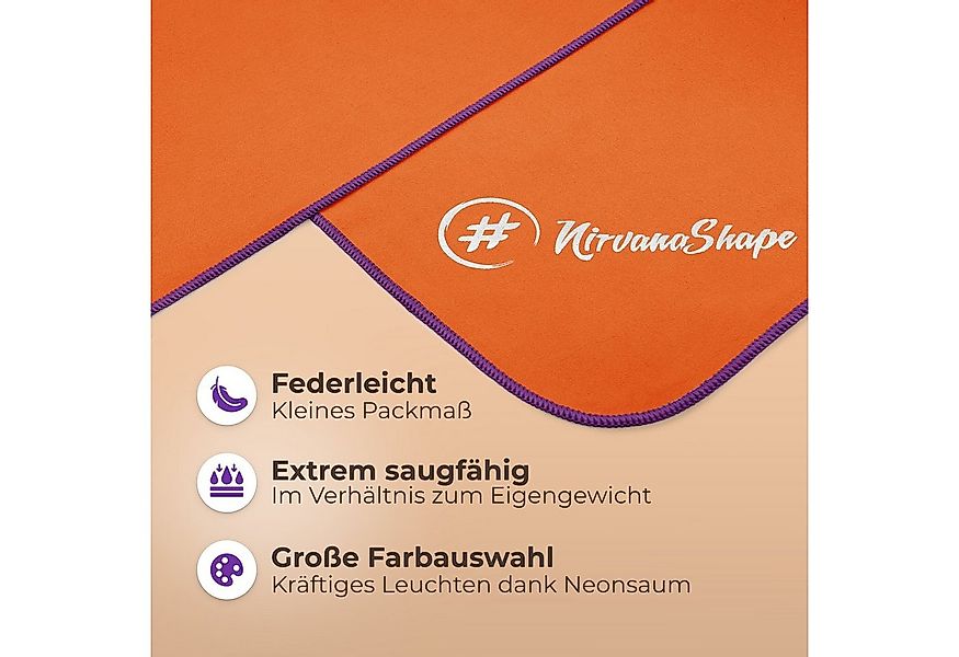 NirvanaShape Sporthandtuch Mikrofaser Handtuch, Badehandtuch, Reisehandtuch günstig online kaufen