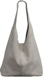 Caspar Schultertasche große Damen Wildleder Tasche günstig online kaufen