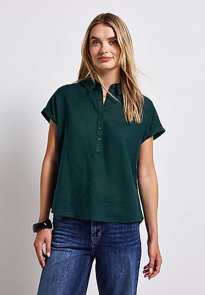 STREET ONE Hemdbluse mit Seitlichen Einschlitzen am Saum günstig online kaufen