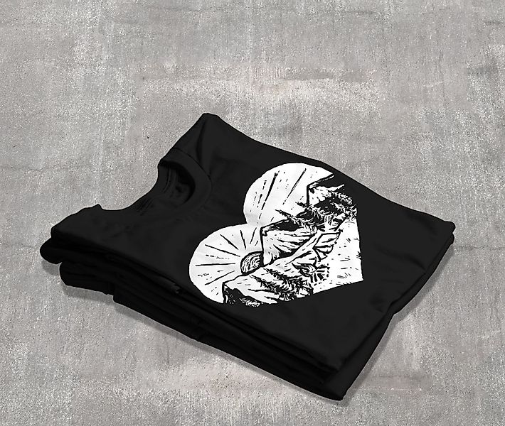 Neverless Print-Shirt Herren T-Shirt Wandern Berge günstig online kaufen